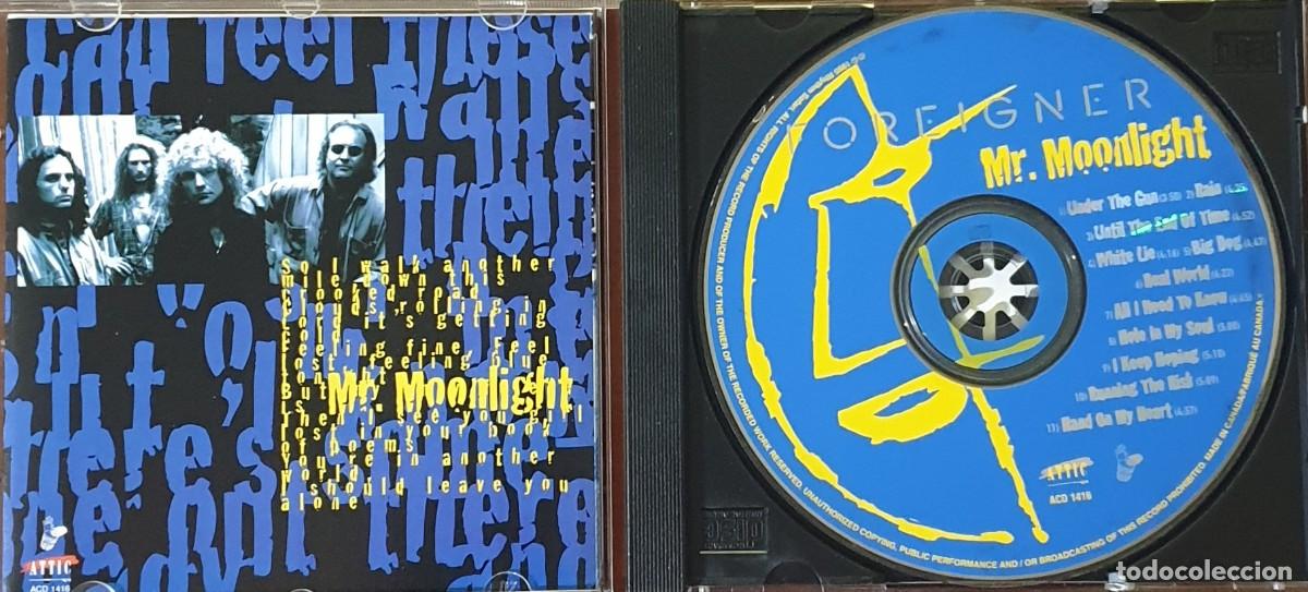 CDs de m&uacute;sica: Foreigner &rdquo;Mr. Moonlight&rdquo; Attic &ndash; ACD 1416 Canada 1995 CD - Foto 2