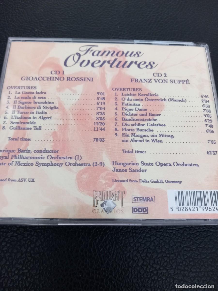 CDs de m&uacute;sica: Von Supp&eacute; / Rossini &lrm;&ndash; Famous Overtures - Foto 3