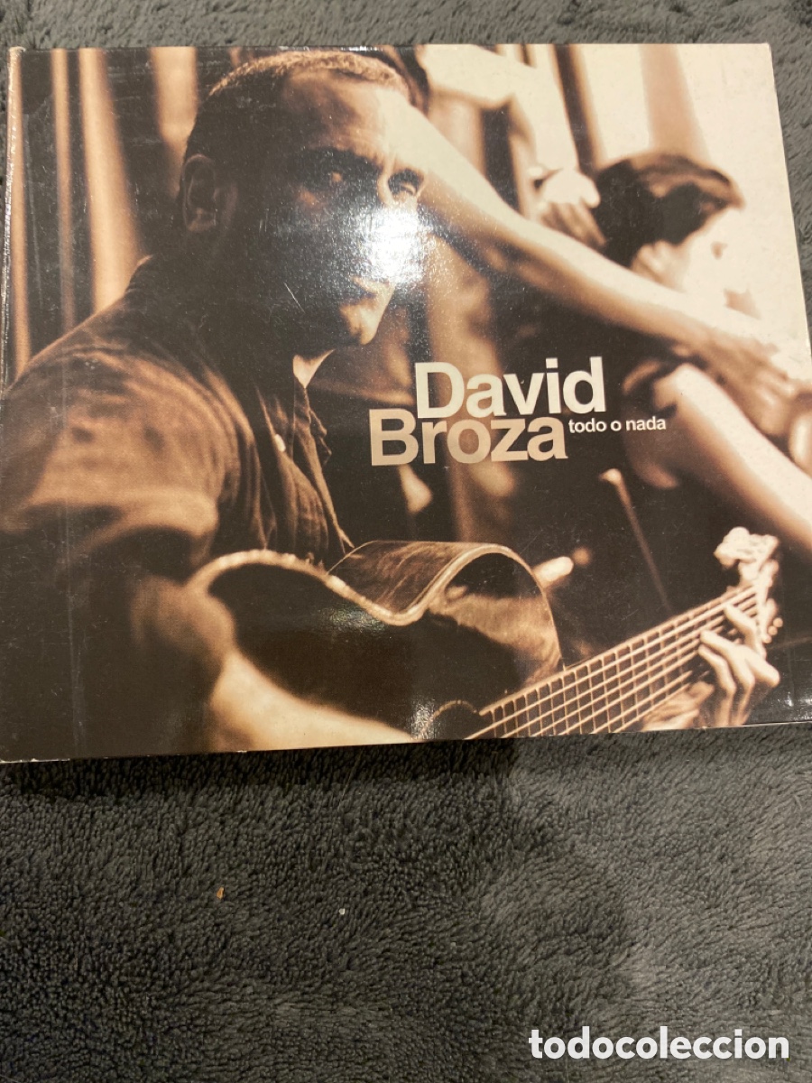 CDs de m&uacute;sica: DAVID BROZA - TODO O NADA CD + LIBRETO DIGIPACK - Foto 1