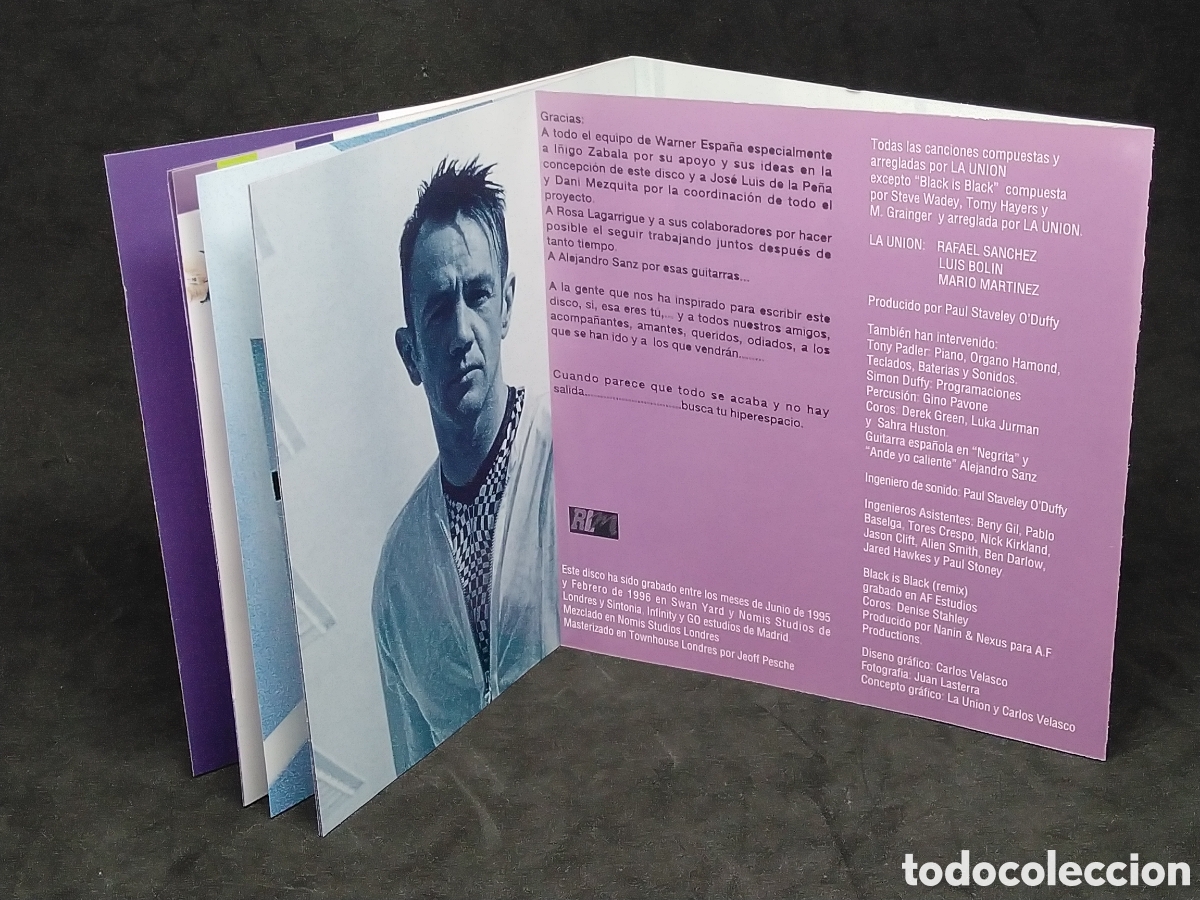 CDs de m&uacute;sica: LA UNI&Oacute;N - HIPERESPACIO - CD - 1996 - DISCO VERIFICADO - Foto 5