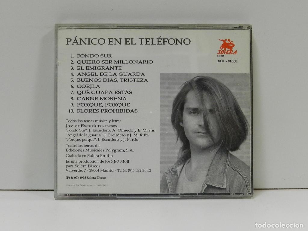 CDs de m&uacute;sica: DISCO CD. P&aacute;nico En El Tel&eacute;fono &ndash; P&aacute;nico En El Tel&eacute;fono. COMPACT DISC. - Foto 2