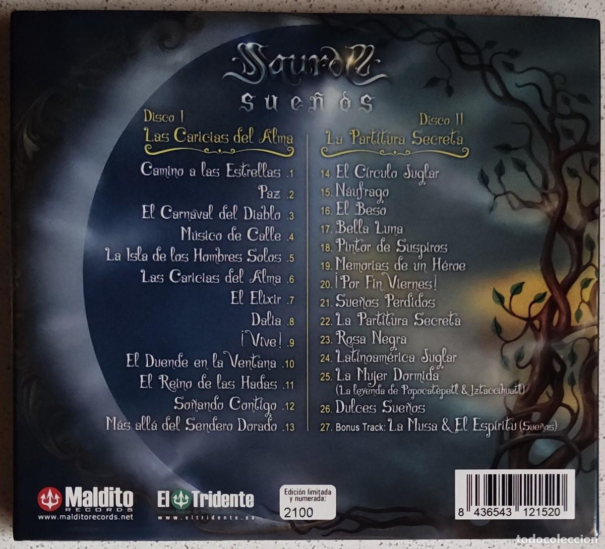 CDs de m&uacute;sica: SAUROM - SUE&Ntilde;OS (2 CD) 2015 - 27 TEMAS - ED. LIMITIDA Y NUMERADA - Foto 4