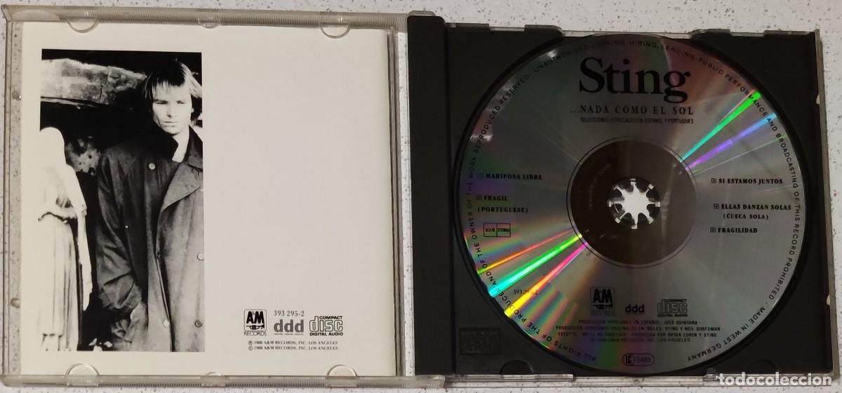 CDs de m&uacute;sica: STING - NADA COMO EL SOL (CD) 1988 - 5 TEMAS - Foto 2