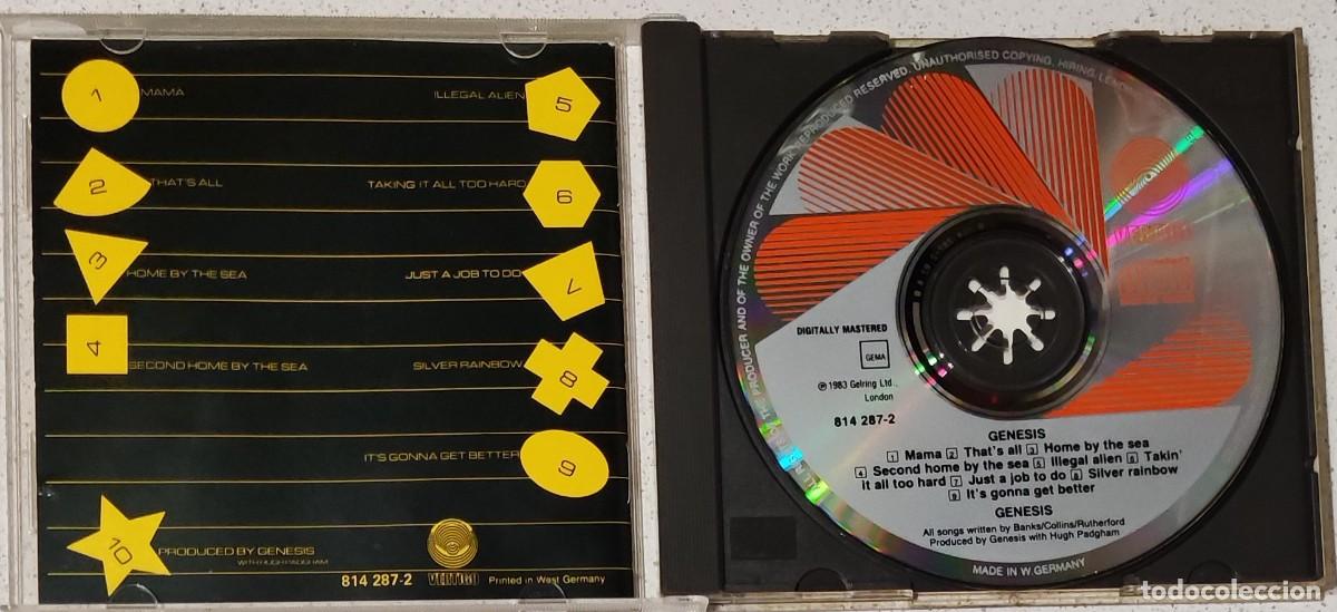 CDs de m&uacute;sica: GENESIS - GENESIS (CD) 1983 - 9 TEMAS - 814 287-2 - VERTIGO - Foto 2