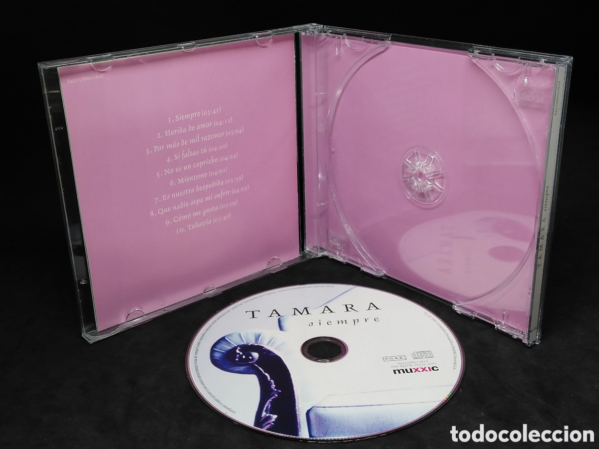 CDs de m&uacute;sica: TAMARA - SIEMPRE - 2001 - CD - DISCO VERIFICADO - Foto 3
