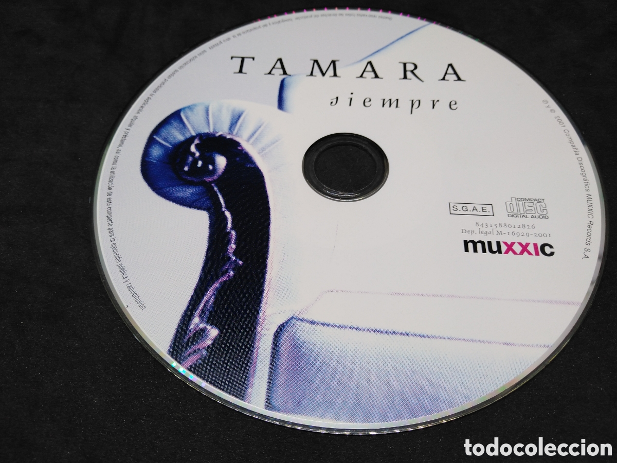 CDs de m&uacute;sica: TAMARA - SIEMPRE - 2001 - CD - DISCO VERIFICADO - Foto 8
