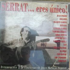 CDs de Música: SERRAT... ERES UNICO (RCA, 1995) JUAN PERRO, ANTONIO VEGA, KETAMA, KIKO VENENO, SABINA.... Lote 388376024