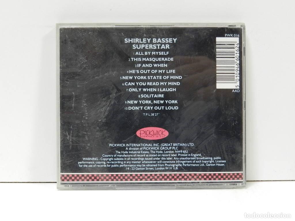 CDs de m&uacute;sica: DISCO CD. Shirley Bassey &ndash; Superstar. COMPACT DISC. - Foto 2