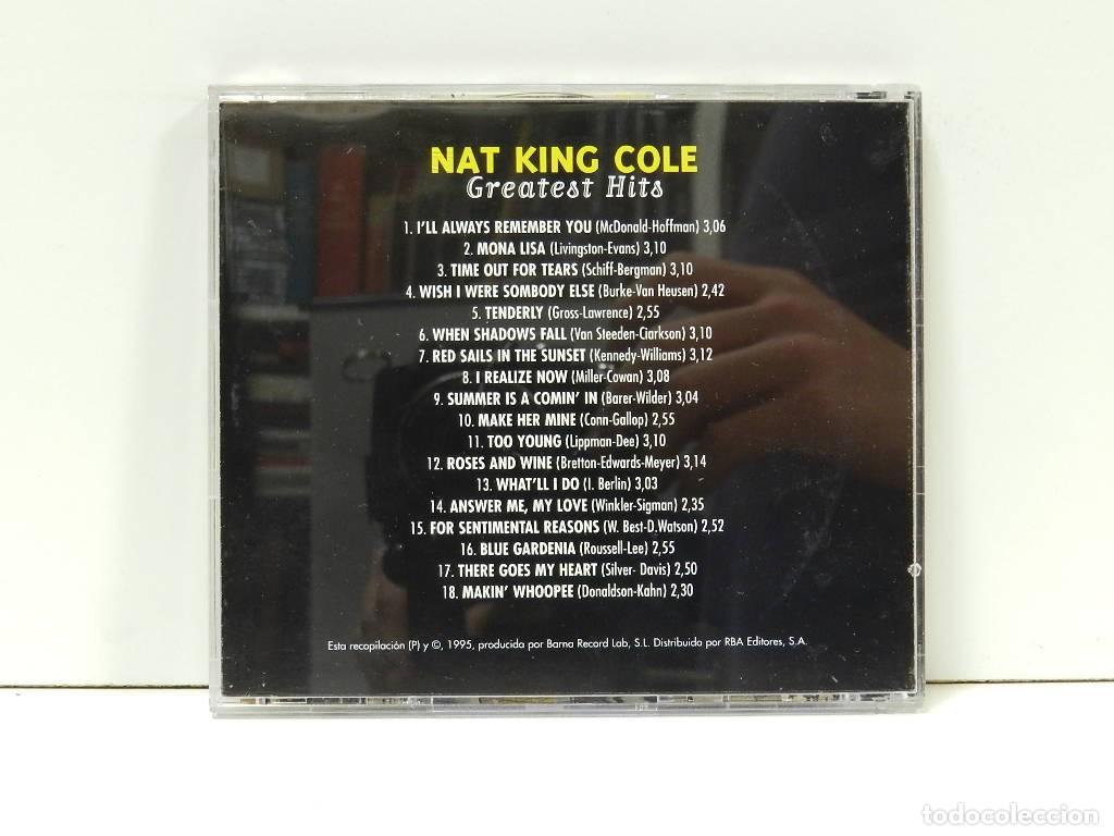 CDs de m&uacute;sica: DISCO CD. Nat King Cole &ndash; Greatest Hits. COMPACT DISC. - Foto 2