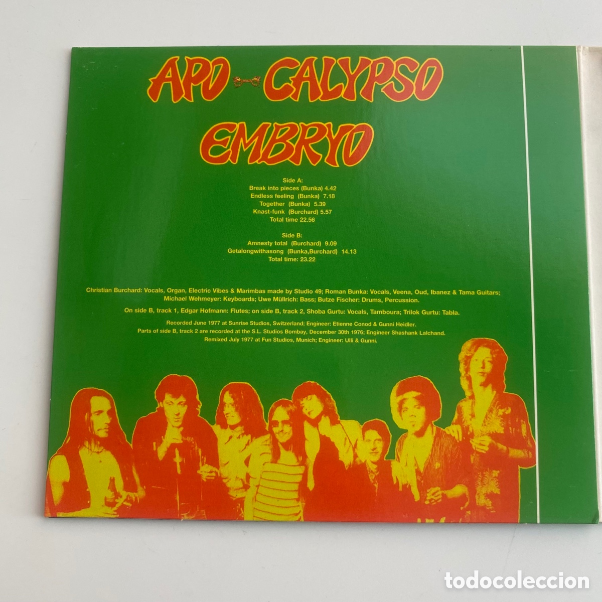 cd embryo - apo-calypso andorra 1999 - Compra venta en todocoleccion