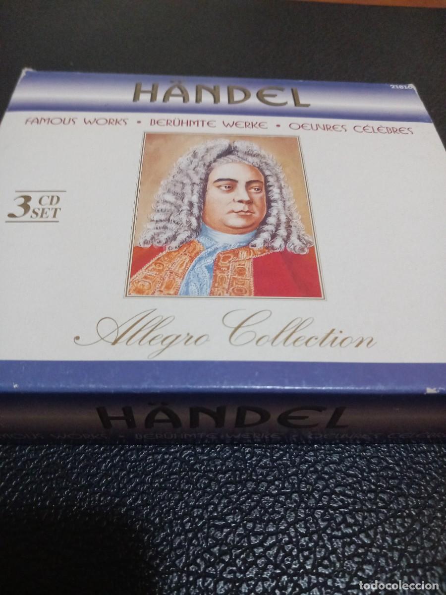 CDs de m&uacute;sica: handel - famous works - caja 3 cd - Foto 1