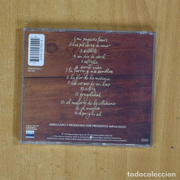CDs de m&uacute;sica: PRESUNTOS IMPLICADOS - EL PAN Y LA SAL - CD - Foto 2
