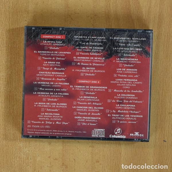 CDs de m&uacute;sica: VARIOS - LOS 24 GRANDES EXITOS DE ZARZUELA - CD - Foto 2