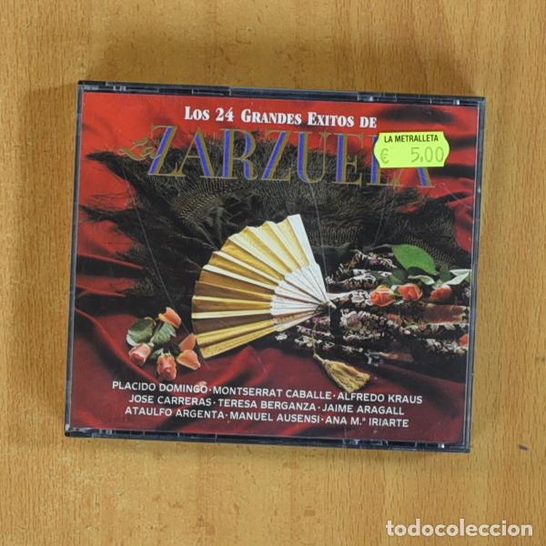 CDs de m&uacute;sica: VARIOS - LOS 24 GRANDES EXITOS DE ZARZUELA - CD - Foto 1
