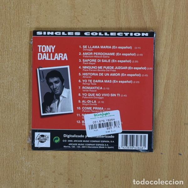 CDs de m&uacute;sica: TONY DALLARA - SINGLES COLLECTION - CD - Foto 2