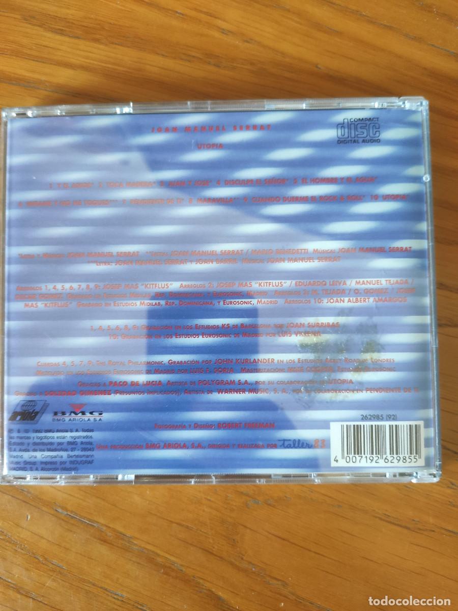 CDs de m&uacute;sica: SERRAT Utopia - Foto 2