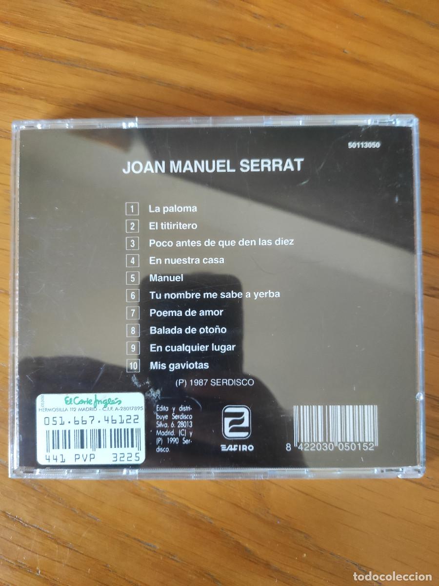 CDs de m&uacute;sica: SERRAT Joan Manuel Serrat - Foto 2