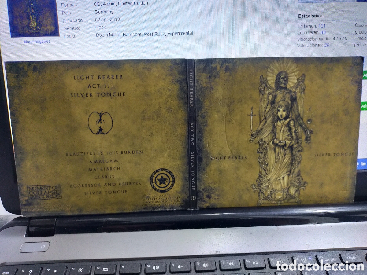CD de M&uacute;sica: Light bearer CD Digipack silver tongue Alemania 2013