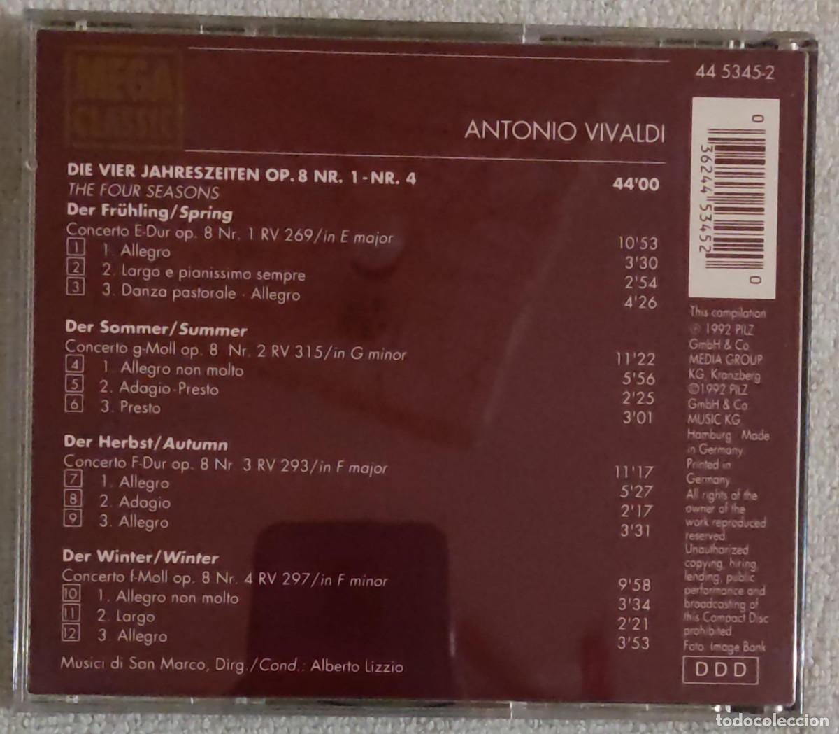 CDs de m&uacute;sica: ANTONIO VIVALDI. - Foto 2
