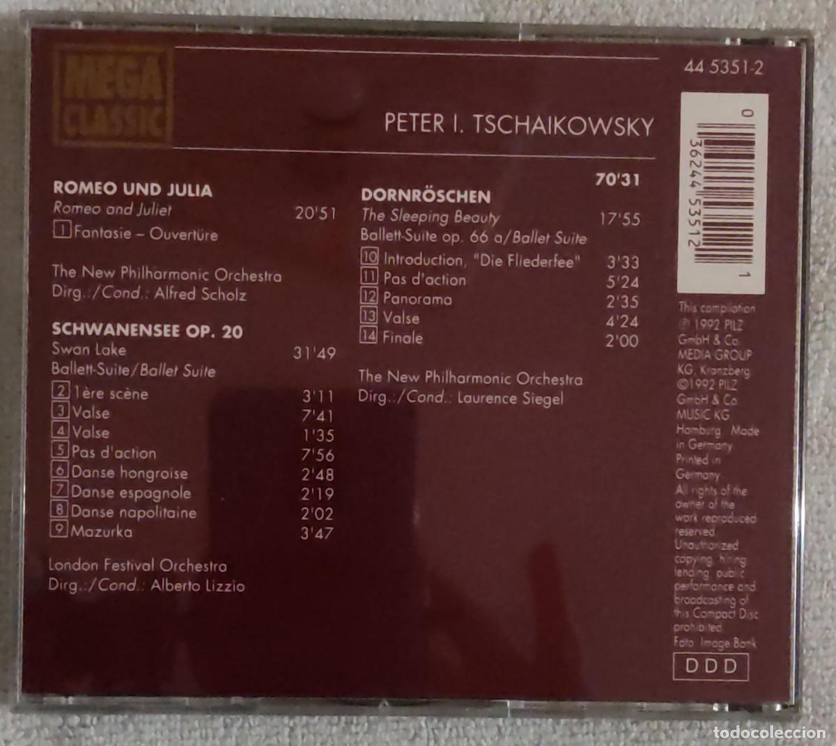 CDs de m&uacute;sica: PETER TCHAIKOVSKY. - Foto 2