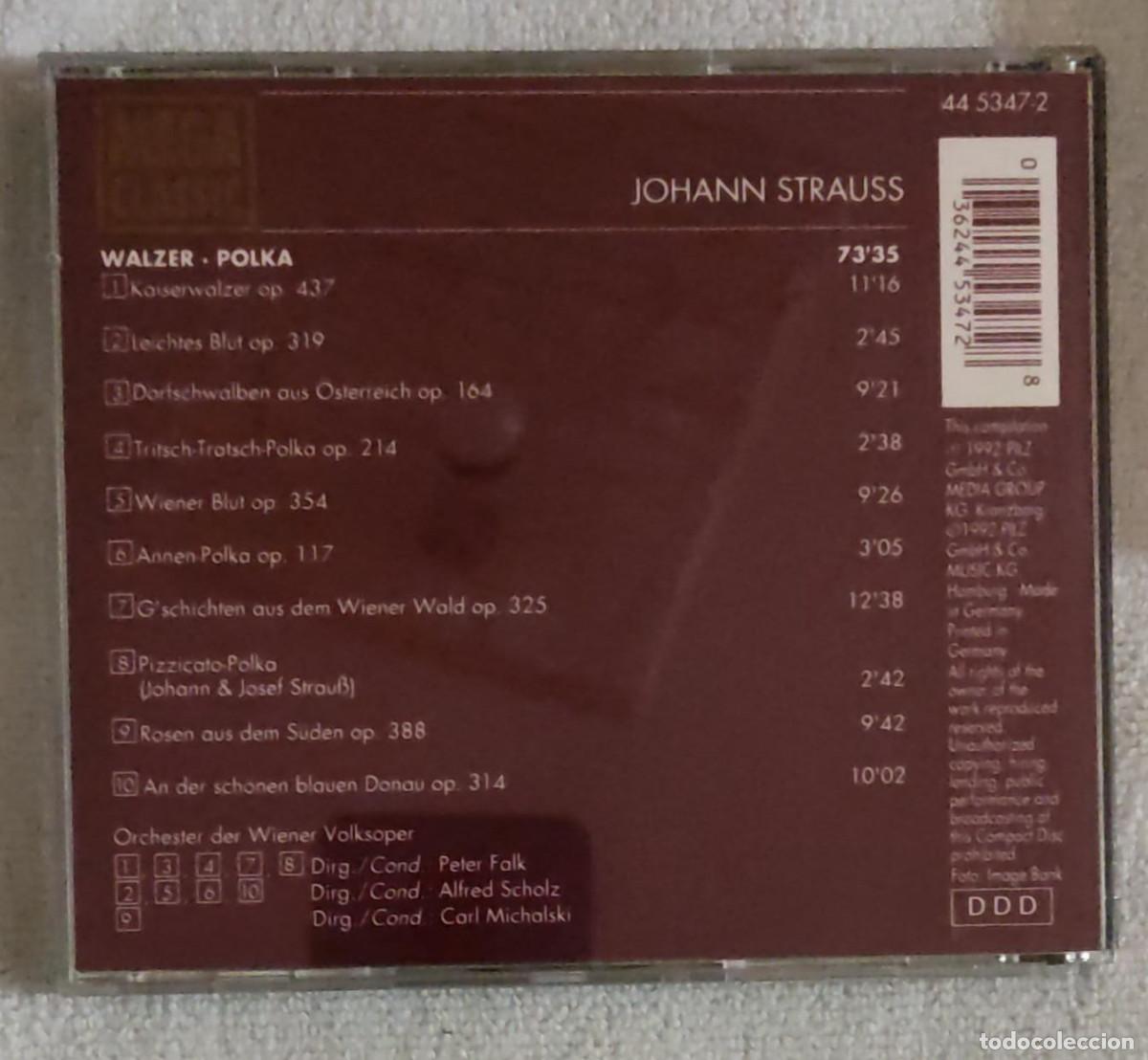 CDs de m&uacute;sica: JOHANN STRAUSS. - Foto 2