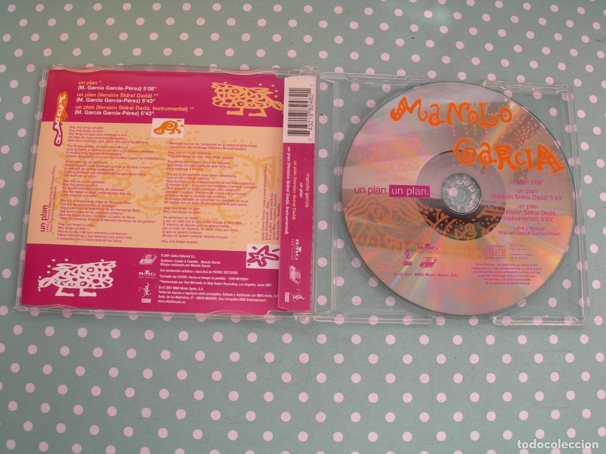 CDs de m&uacute;sica: MANOLO GARC&Iacute;A / I/UN PLAN + 2 / CD SINGLE / POP - Foto 2
