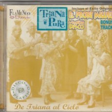 CDs de Música: TRIANA PURA - DE TRIANA AL CIELO (CD FLAMENCO & DUENDE 1998) BONUS TRACK. Lote 388738164