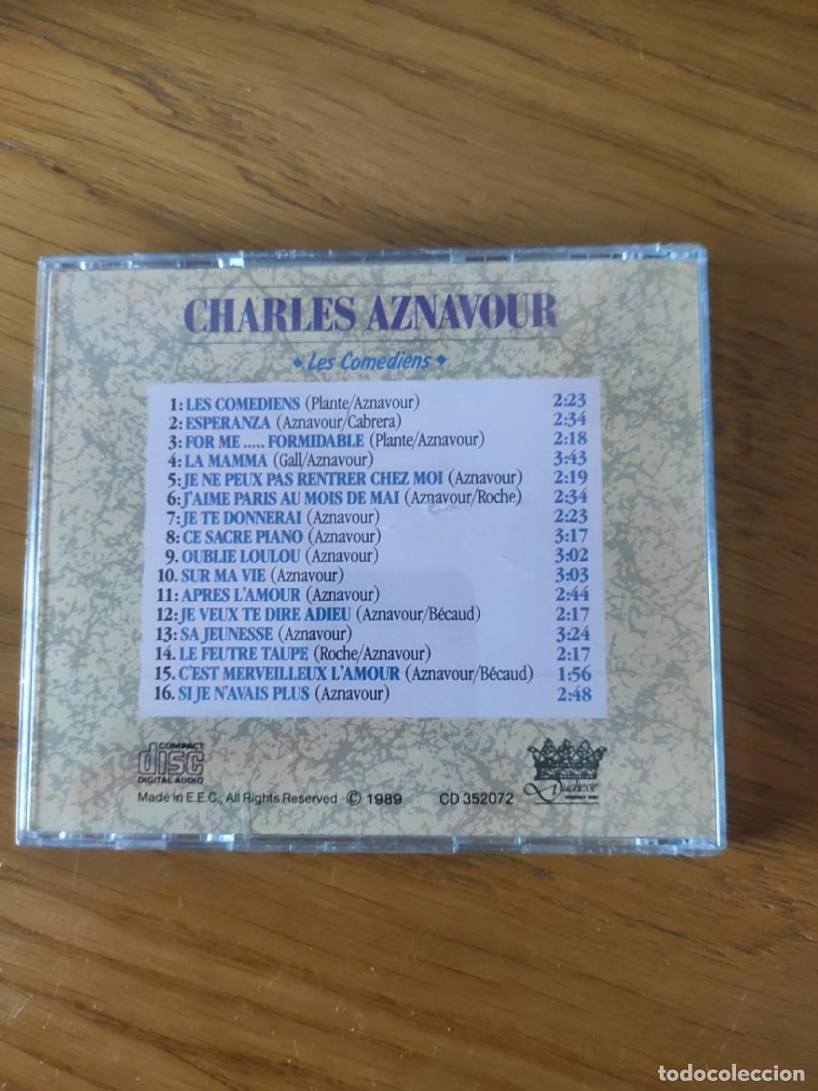 CDs de m&uacute;sica: Charles AZNAVOUR Les Comediens - Foto 2