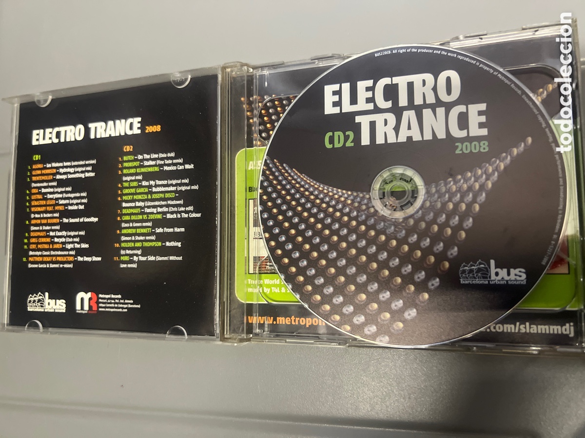 CDs de m&uacute;sica: T1/A3/55. CD ELECTRO TRANCE 2008 - Foto 4