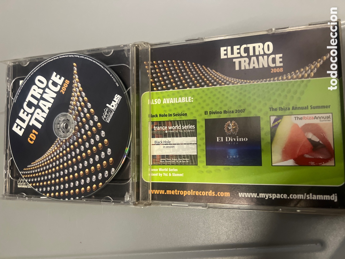 CDs de m&uacute;sica: T1/A3/55. CD ELECTRO TRANCE 2008 - Foto 5