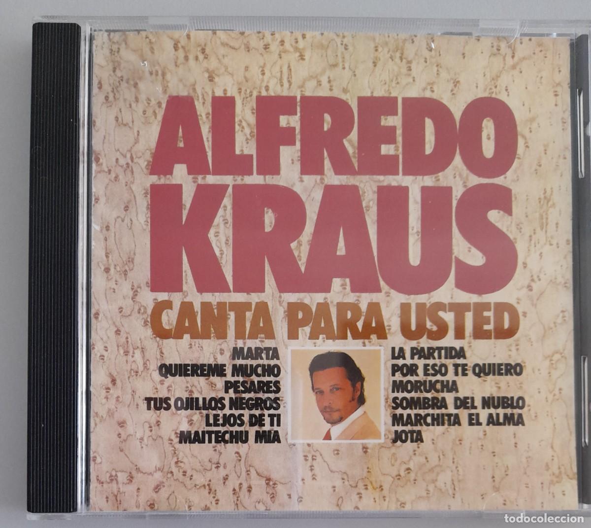 CDs de m&uacute;sica: ALFREDO FRAUS - CANTA PARA USTED - Foto 1
