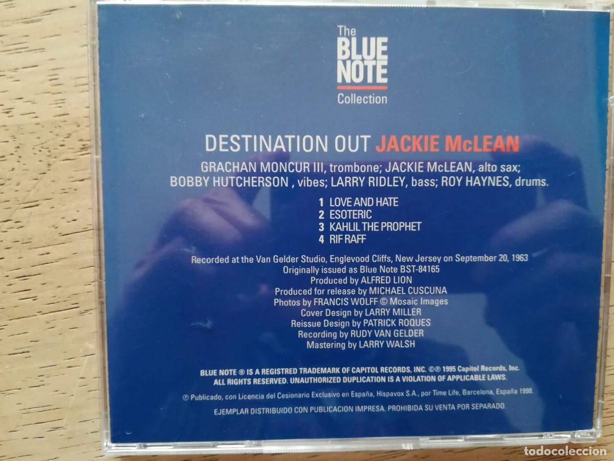 CDs de m&uacute;sica: Jackie McLean. Destination... CD - Foto 2