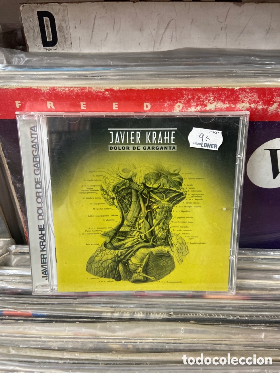 CDs de m&uacute;sica: Javier krahe dolor de garganta - Foto 1