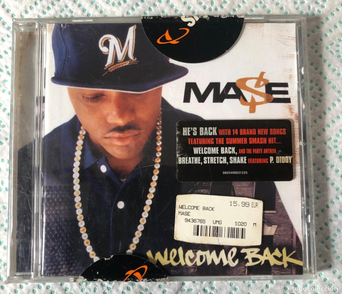 CDs de m&uacute;sica: MASE. WELCOME BACK. - Foto 1