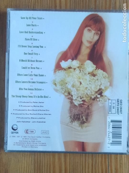 CDs de m&uacute;sica: CD CHER - LOVE HURTS (019) - Foto 2
