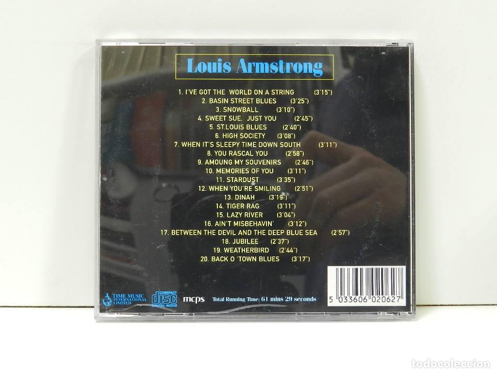 CDs de m&uacute;sica: DISCO CD. Louis Armstrong &ndash; Louis Armstrong. COMPACT DISC. - Foto 2