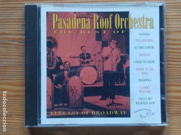 Music CDs: CD THE BEST OF PASADENA ROOR ORCHESTRA - LULLABY OF BROADWAY (022)