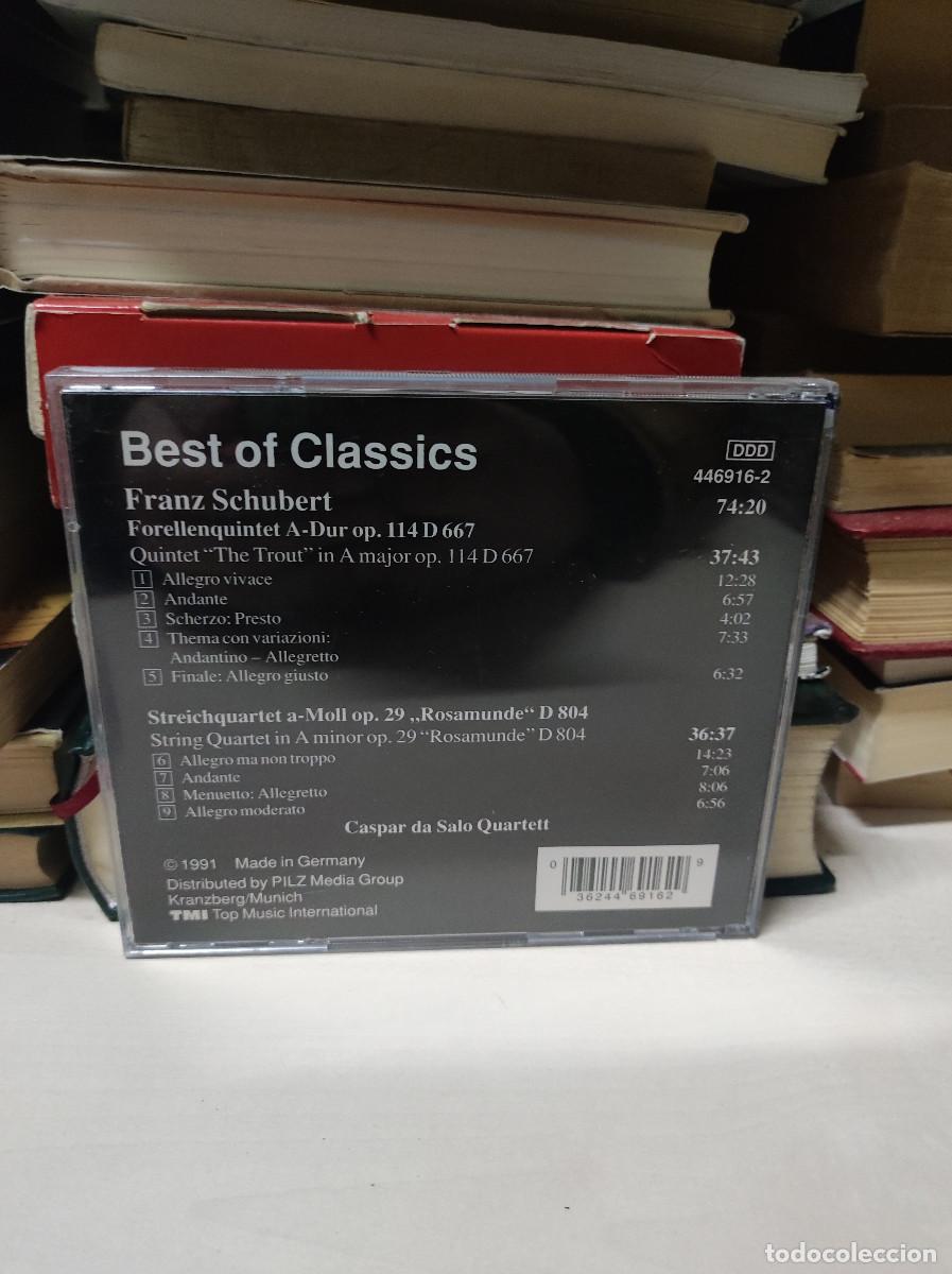 CDs de m&uacute;sica: FRANZ SCHUBERT BEST OF CLASSICS - Foto 2