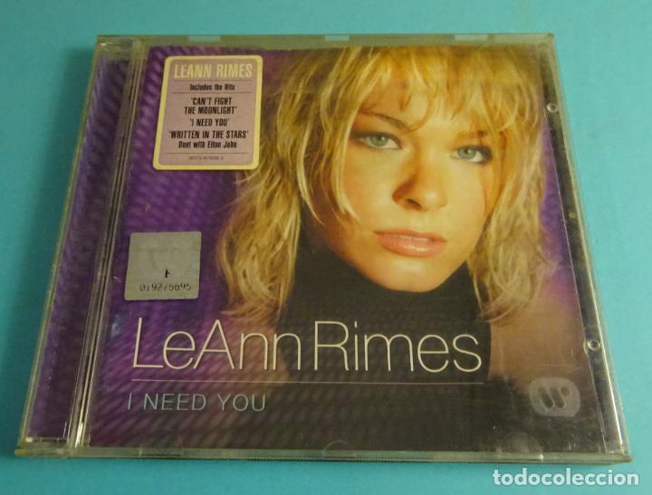 CDs de m&uacute;sica: CD LEANN RIMES. I NEED YOU - Foto 1