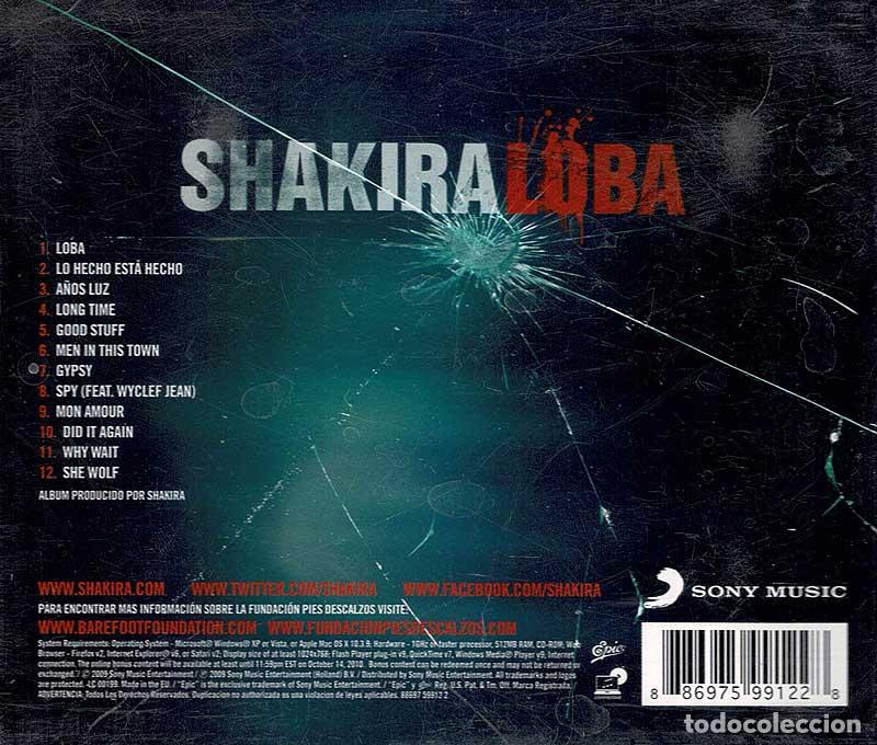 CDs de m&uacute;sica: Shakira - Loba. CD - Foto 2