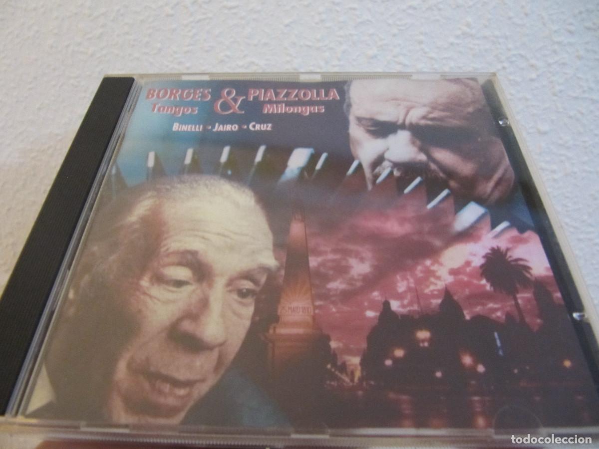 CD de M&uacute;sica: Borges & Piazzolla. Tangos & Milongas