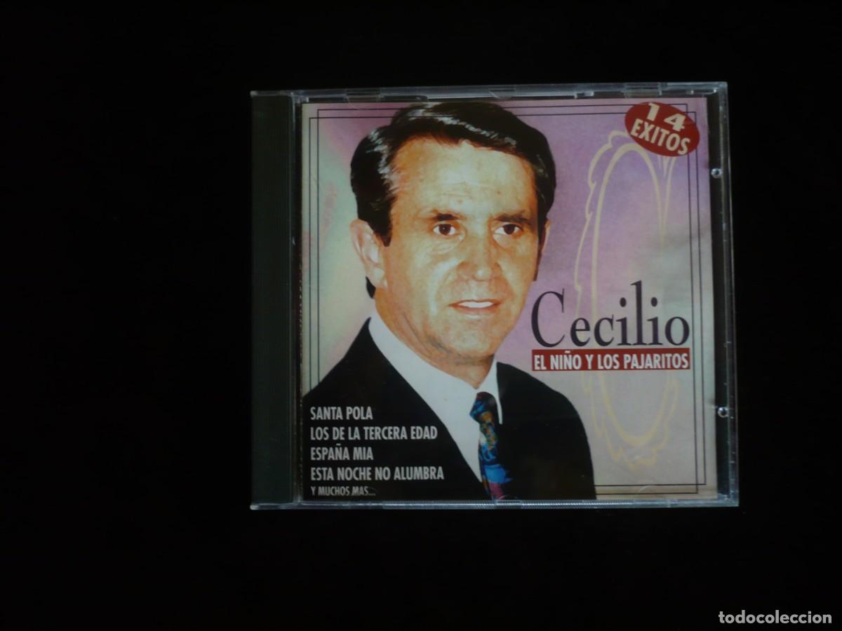 CDs de m&uacute;sica: cecilio - sus mayores exitos - el ni&ntilde;o y los pajaritos - 14 exitos - cd como nuevo - Foto 1