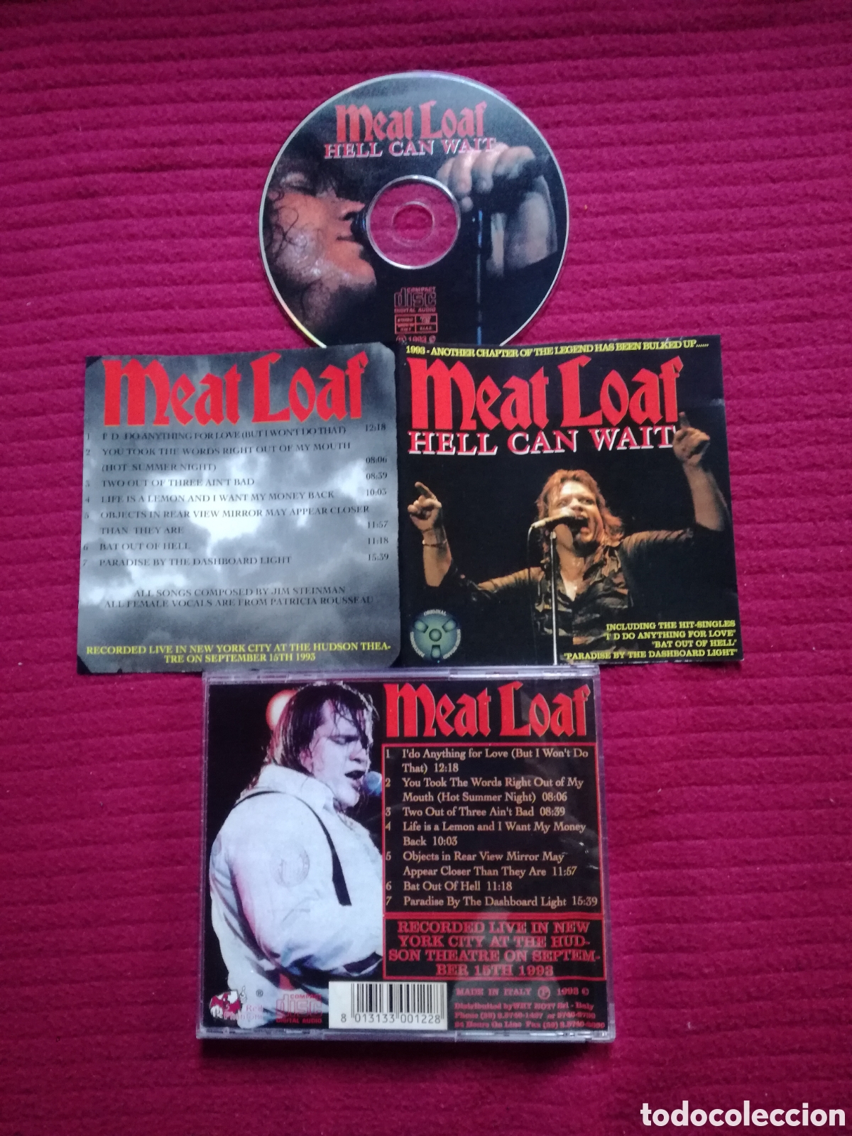 Meat Loaf - Hell Can Wait - Rare MINT Italian Import CD-NYC 1993