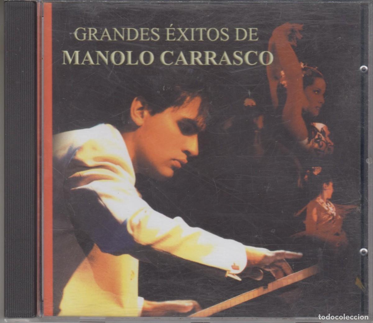 CDs de m&uacute;sica: Grandes &eacute;xitos de Manolo Carrasco cd 2002 - Foto 1