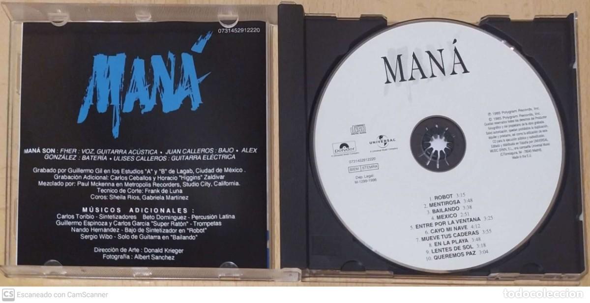 CDs de m&uacute;sica: MANA (MANA) CD 1996 Edici&oacute;n Europea - Foto 3