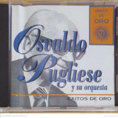 CDs de Música: OSVALDO PUGLIESE Y SU ORQUESTA (DISCO DE ORO) CD 1995. Lote 389212694