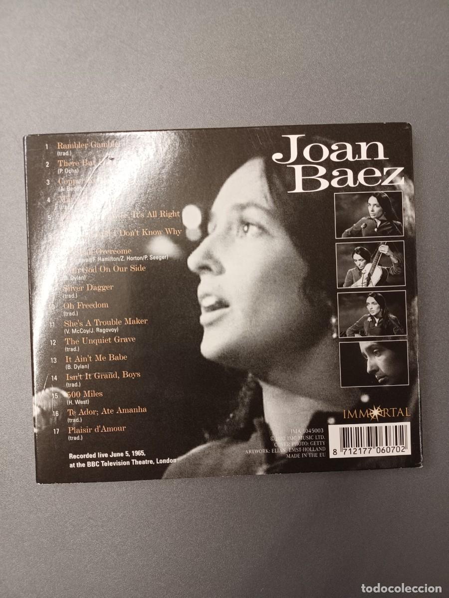 CDs de m&uacute;sica: JOAN BAEZ AN INTIMATE PERFORMANCE CD - Foto 2