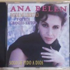 CDs de Música: ANA BELEN (SOLO LE PIDO A DIOS - DESDE MI LIBERTAD Y OTROS GRANDES EXITOS) CD 2001. Lote 389236084
