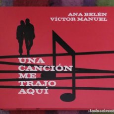 CDs de Música: ANA BELEN Y VICTOR MANUEL (UNA CANCIÓN ME TRAJO AQUI) DIGIPACK CD + DVD 2005. Lote 389237534