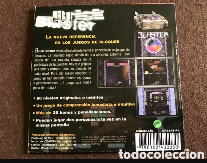 CDs de m&uacute;sica: DISCO CD-ROM. BRICK BLASTER. Juego Arcade - Foto 2